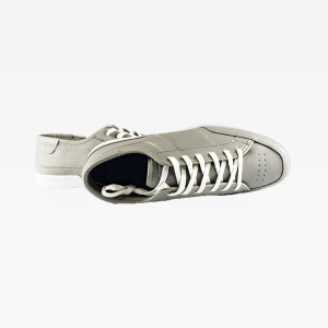 Pair of Gray Low Top Sneakers