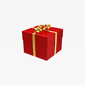Red Gift Box Illustration