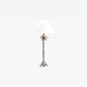 Gray Metal Table Lamp