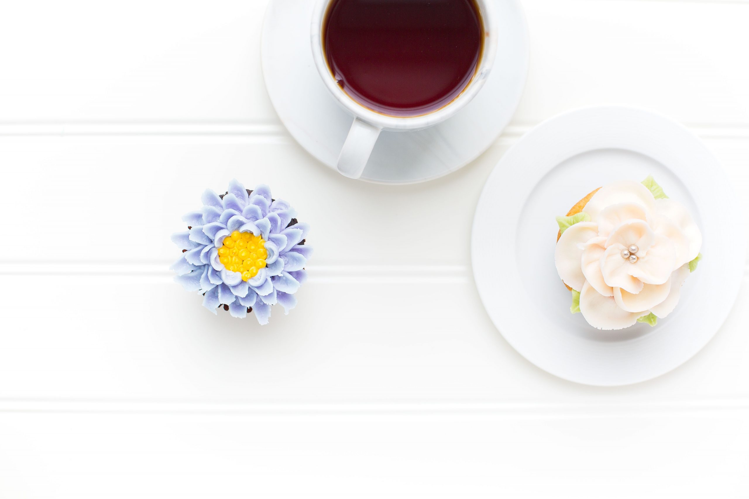 coffee & flower cake