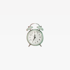 Gray Double bell Clock
