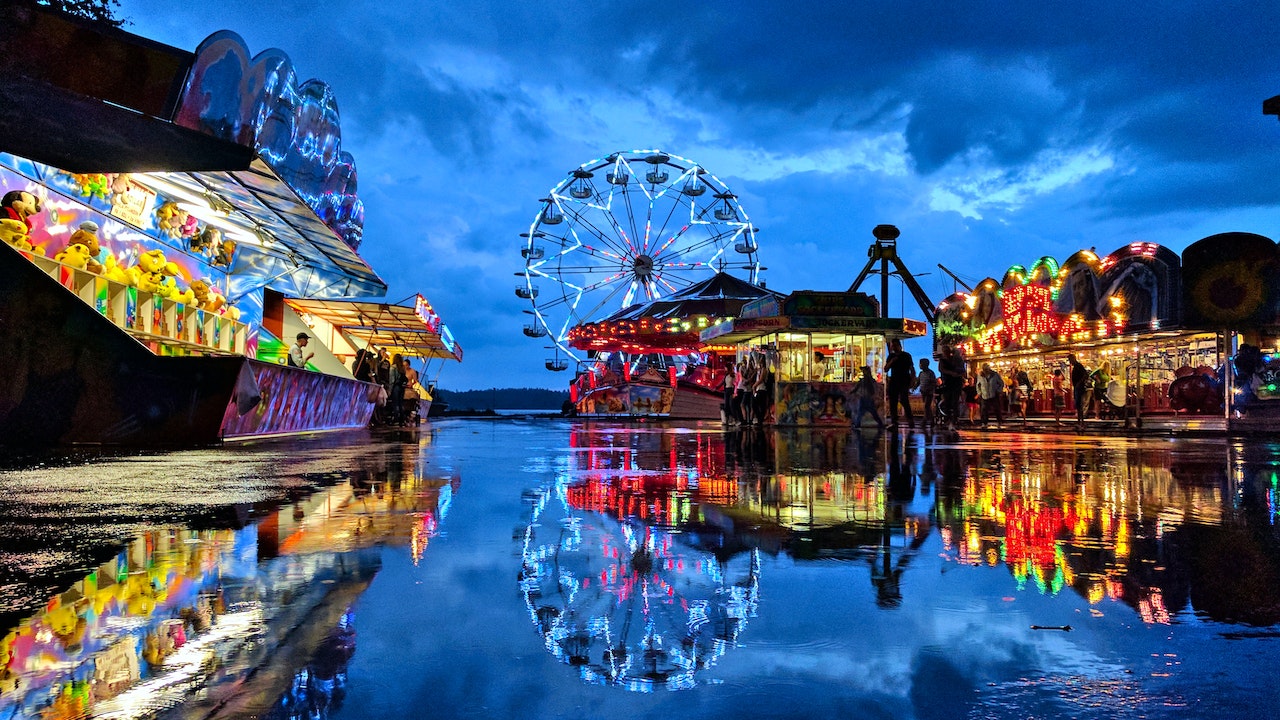 Night beautiful fair view