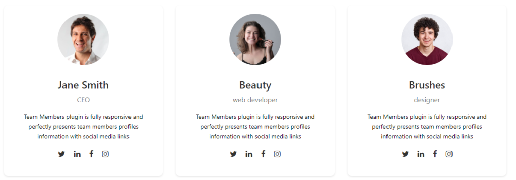 Team Builder Member Showcase
