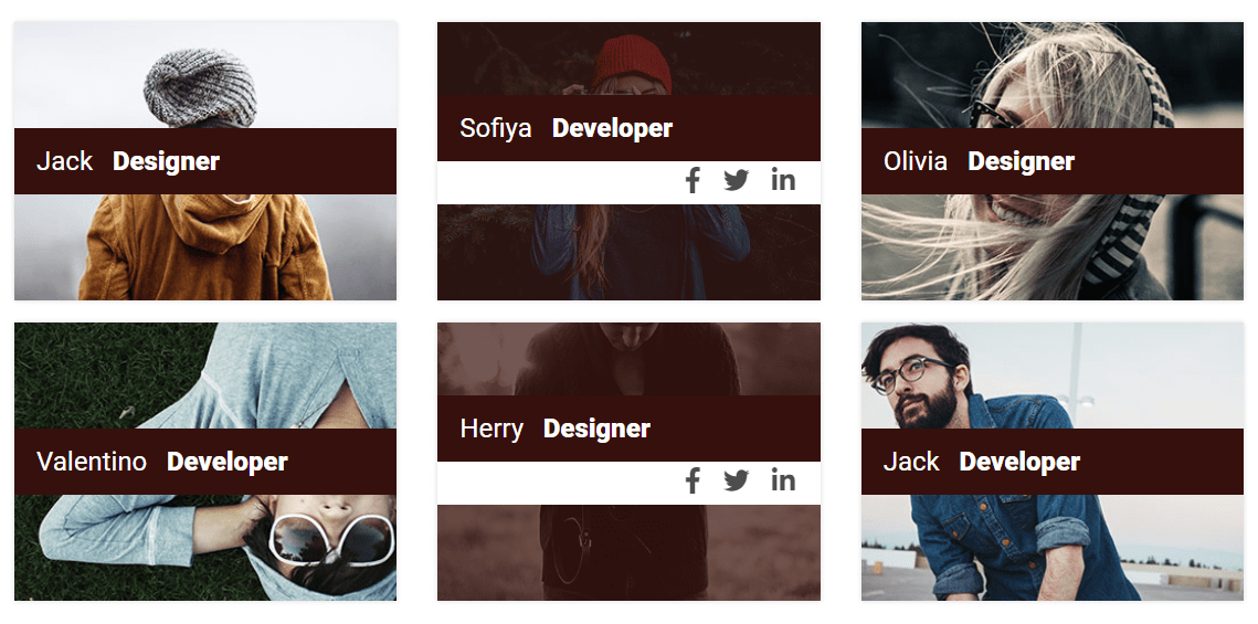 Team Builder Member Showcase
