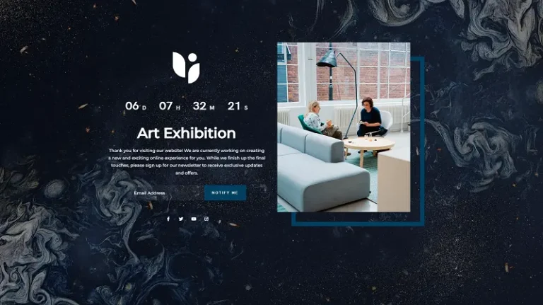 Coming Soon Maintenance Mode Template 10