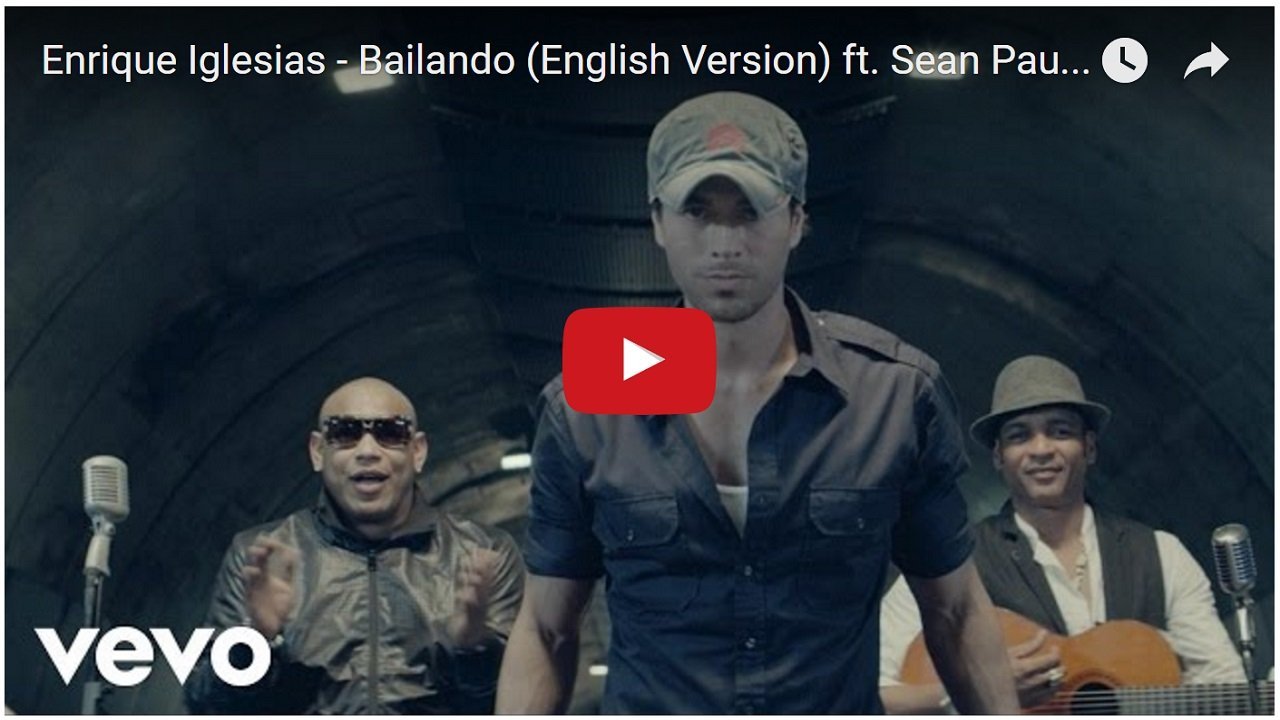 Enrique Iglesias – Bailando (English Version) ft. Sean Paul, Descemer Bueno, Gente De Zona