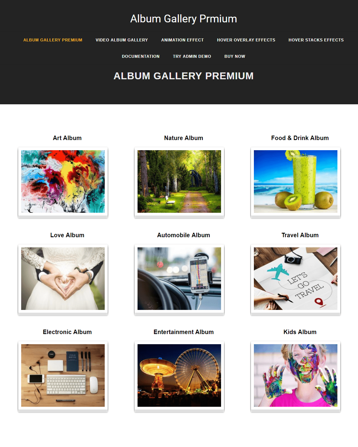 Album Gallery Wordpress Plugin A Wp Life Plugins Themes