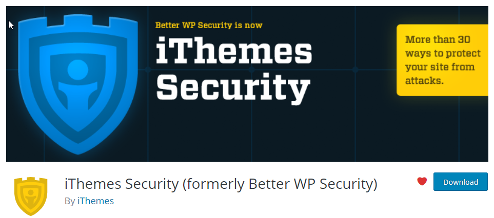 iThemes Security for better WordPress Security