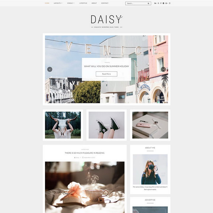 Daisy - Exquisite Blog WordPress Theme