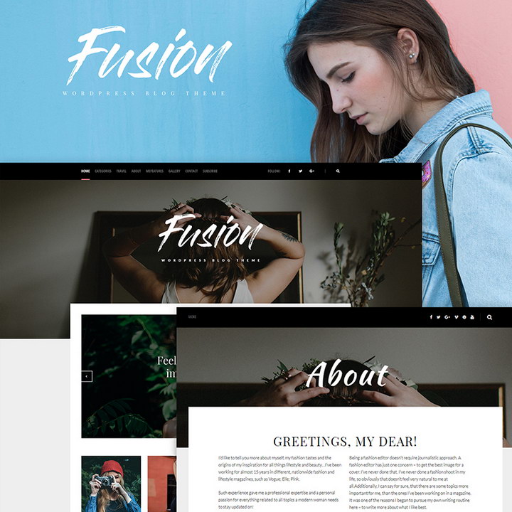 Fusion - WordPress Blog Theme