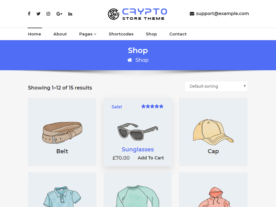 CryptoStore Free WordPress Theme