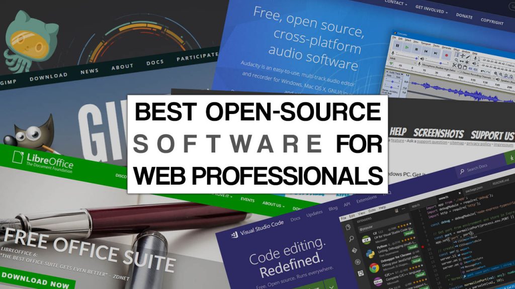 Best Open-Source Software for Web Professionals