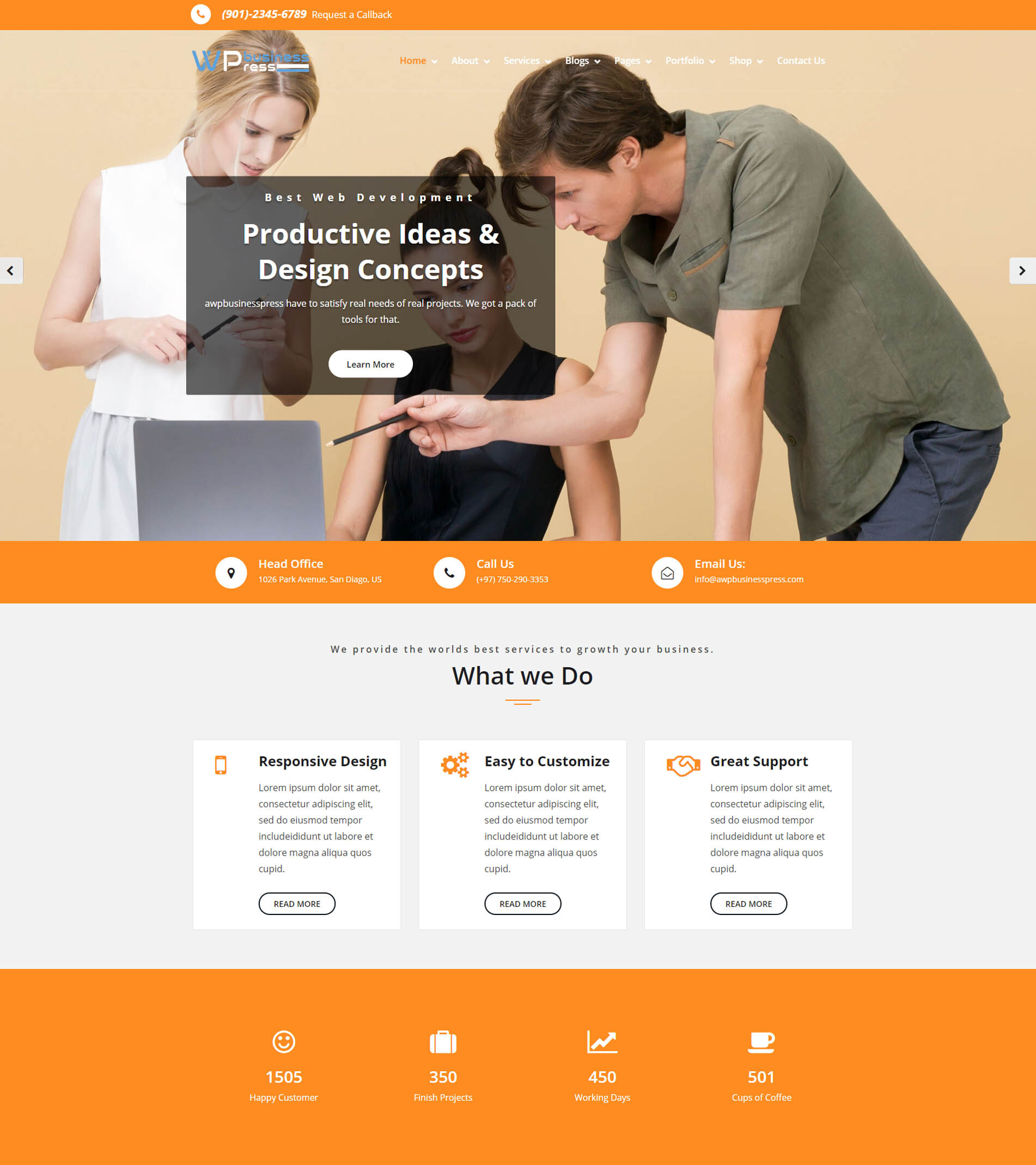 WPBusinessPress Premium - Premium WordPress Blog Themes, Templates And ...