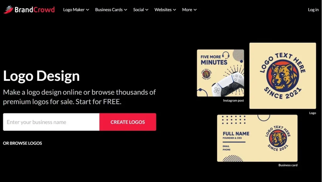 BrandCrowd - make a custom logo design online for free