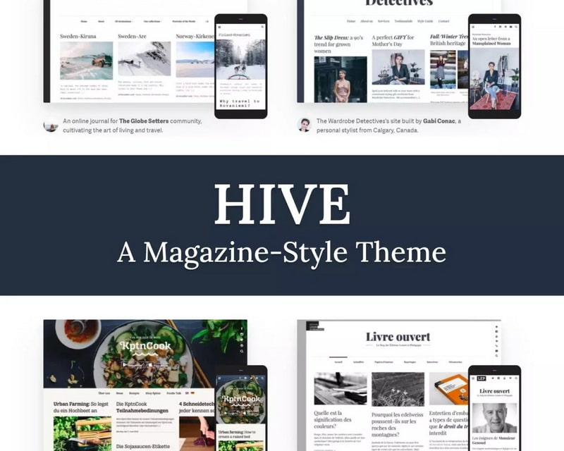 Hive – A Magazine-Style Theme