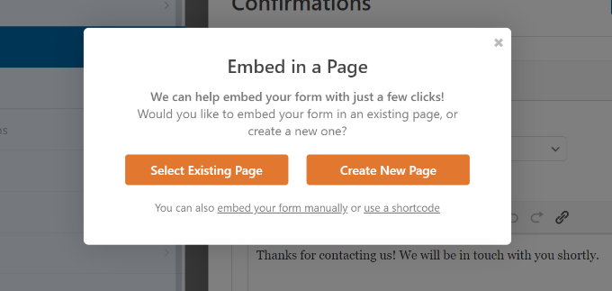 embed in page