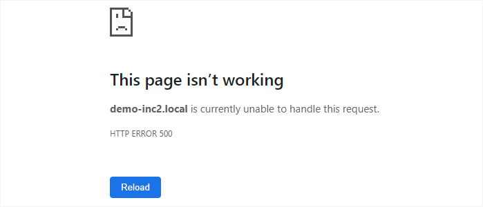 this page is not working