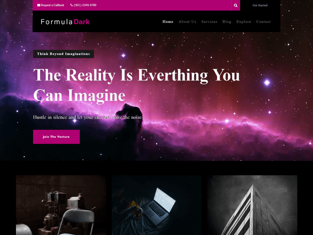 Formula Dark Theme WordPress