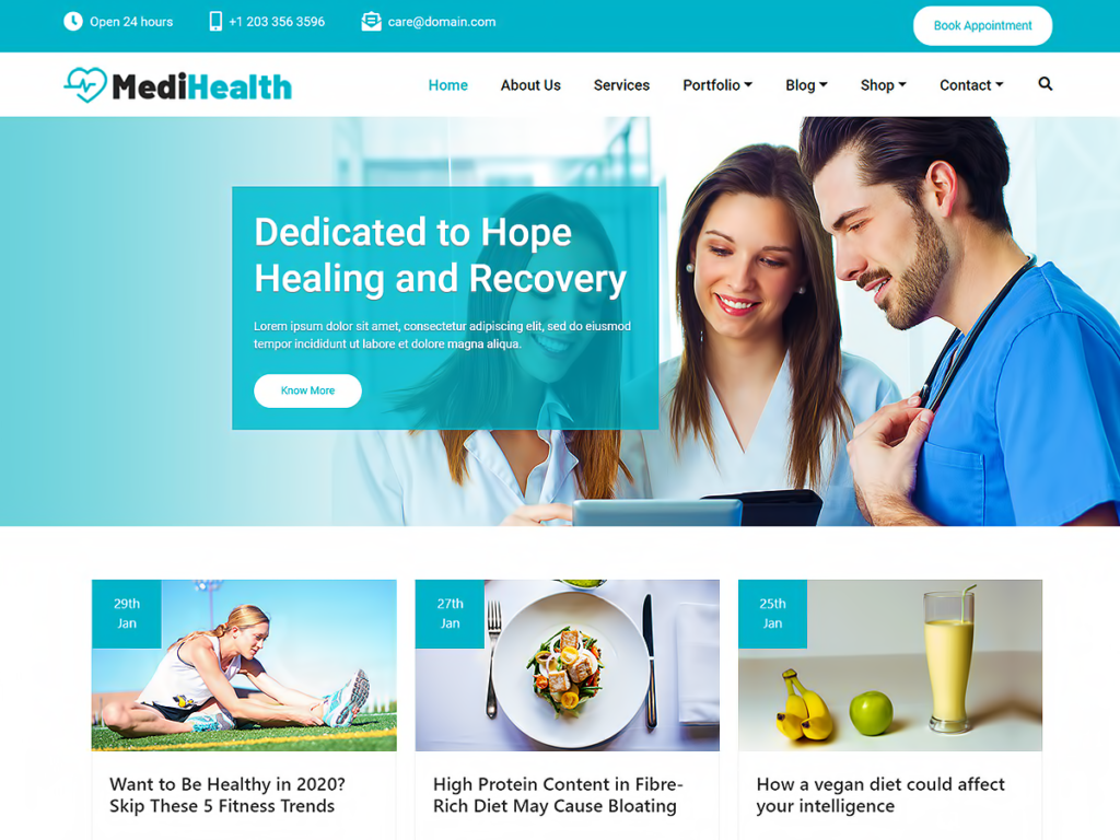 medihealth WordPress