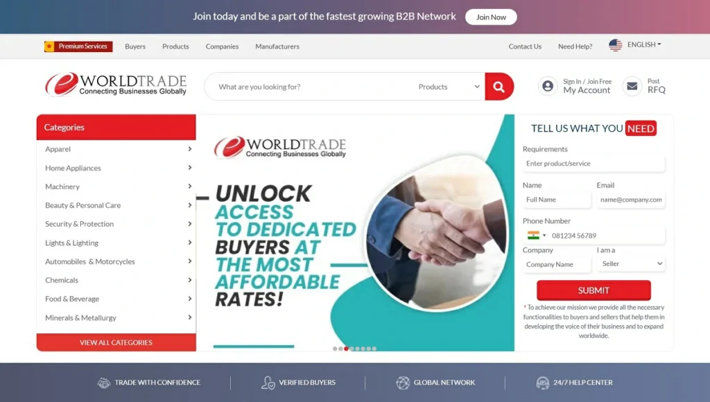 eWorldtrade - Best B2b Portals