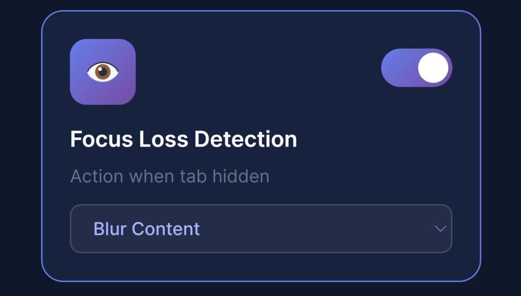 Focus Loss Detection