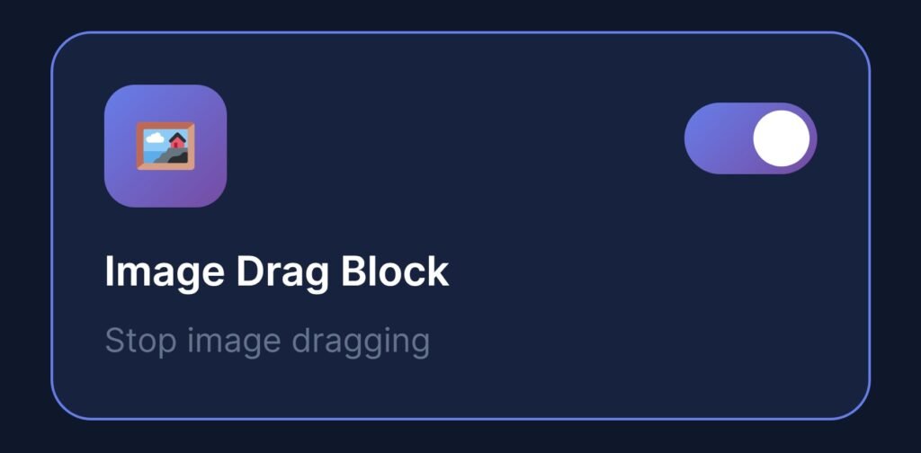 Image Drag Block
