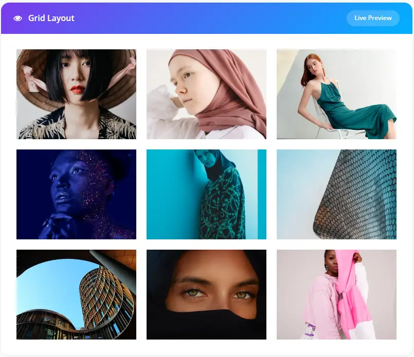 Portfolio Filter Gallery Layouts