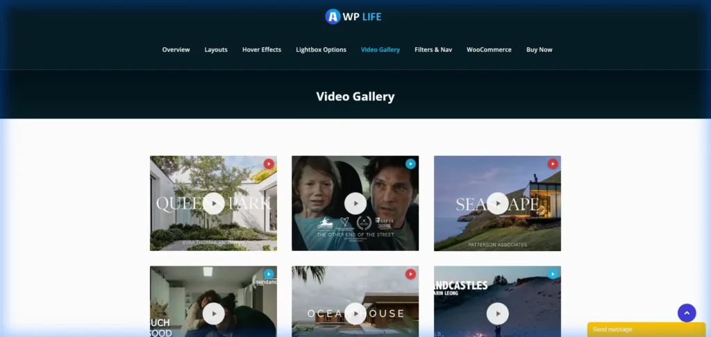 Video Gallery Support