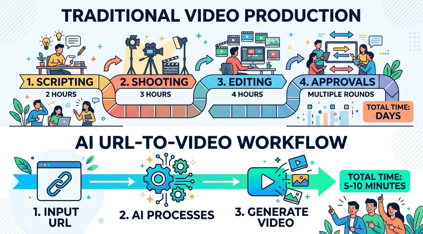 Traditional video production